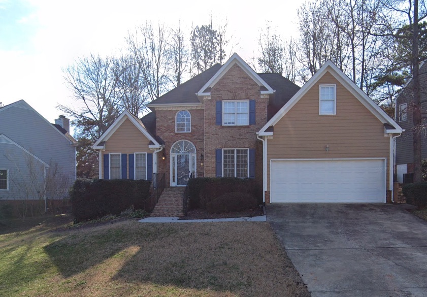 Front yard before the redesign